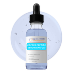 Copper Peptide Serum for Face - Tightening, Repairing, Collagen Boosting - with GHK-Cu & Hyaluronic Acid