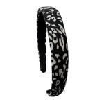 Spotted Hard Headband (Black / White)