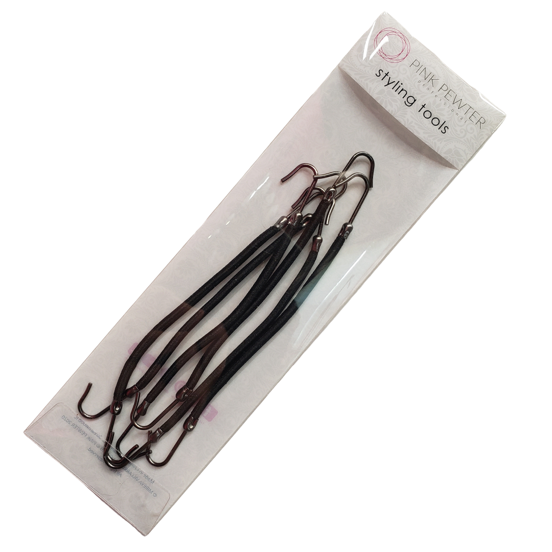 Bungee Professional Quality Elastics With Hooks - 6pc (5