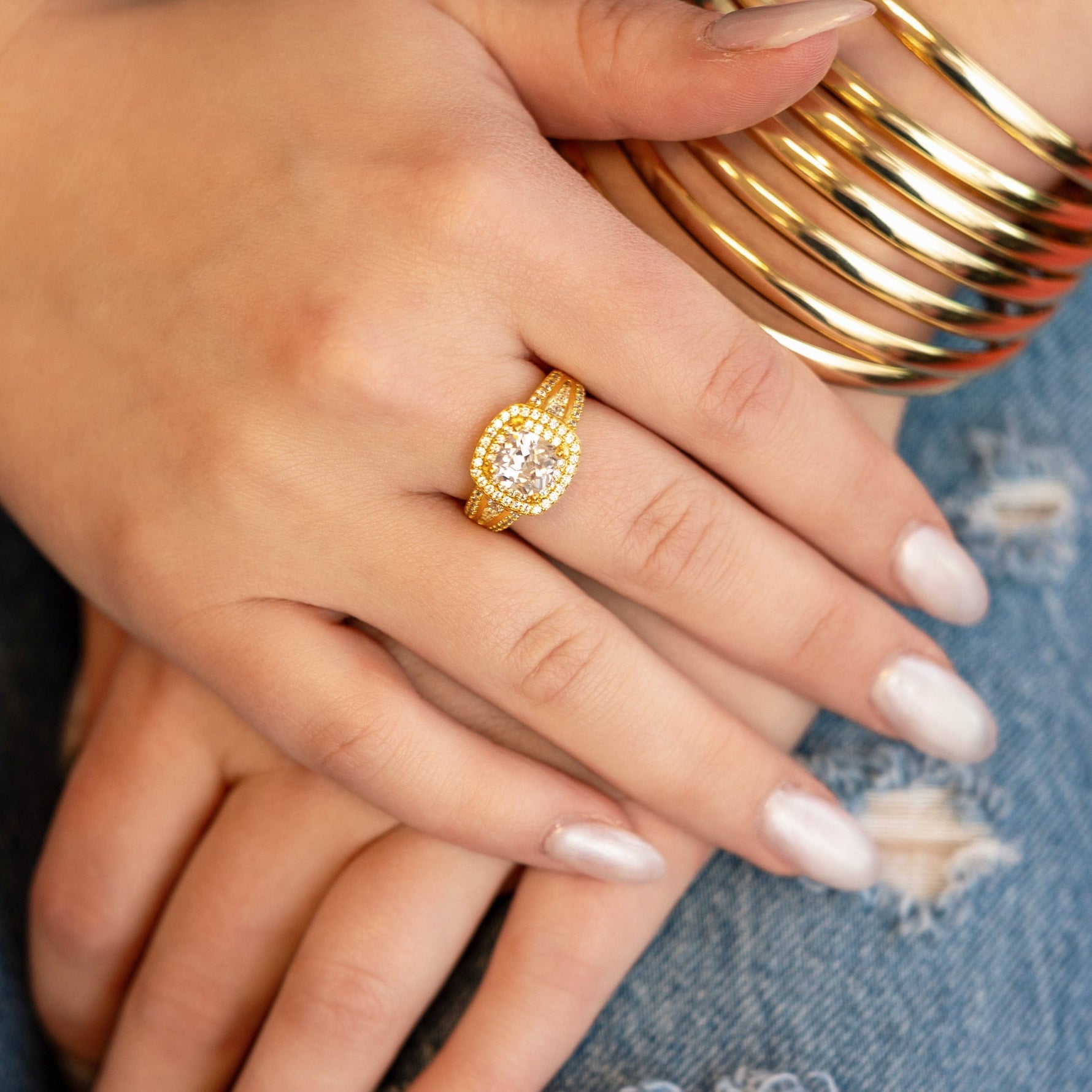 Abigail Ring in Gold - Starlette's #1 Seller