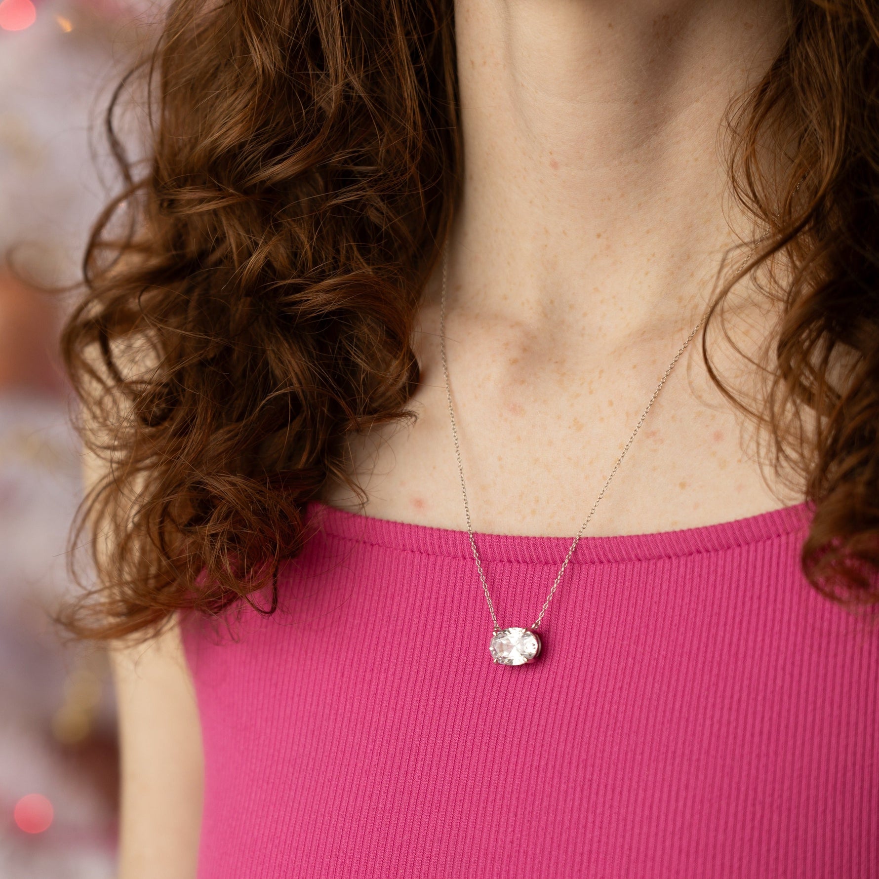 The Dolly Necklace in Silver - A Starlette Best Seller!