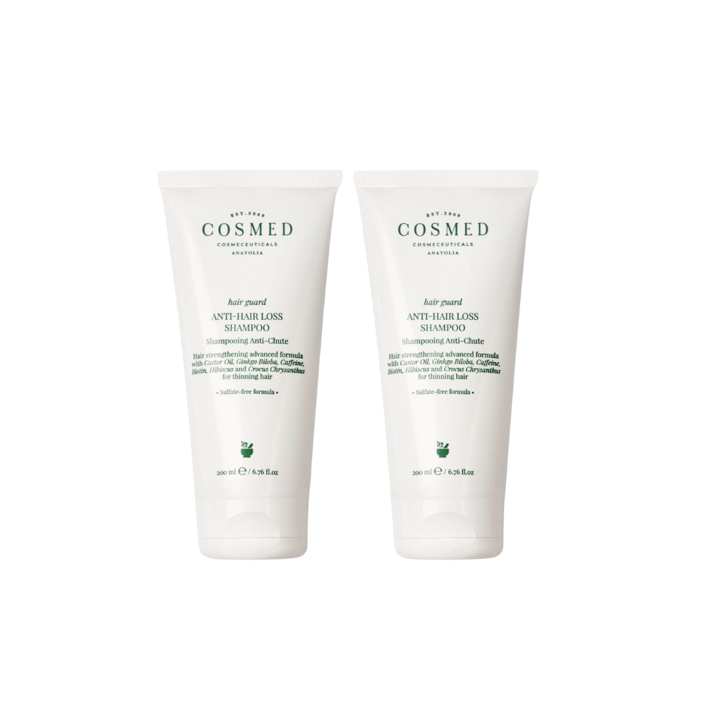 Cosmed Hair Guard Anti Hair Loss Shampoo - Sulfate Free, Salt Free Anti Hair Loss Shampoo 200 Ml 2 Pack Chivela
