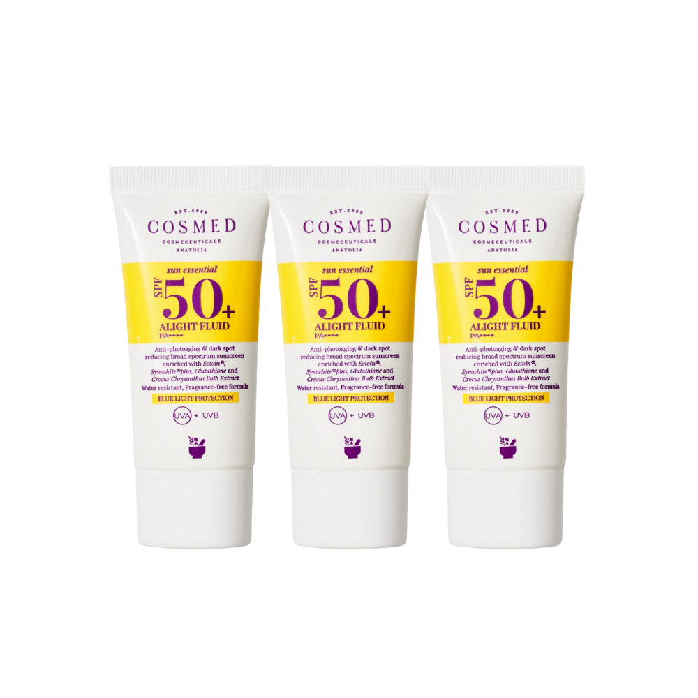 Cosmed Sun Essential - Alight Fluid Spf 50+ 30 ml 3 Pack - By Baano