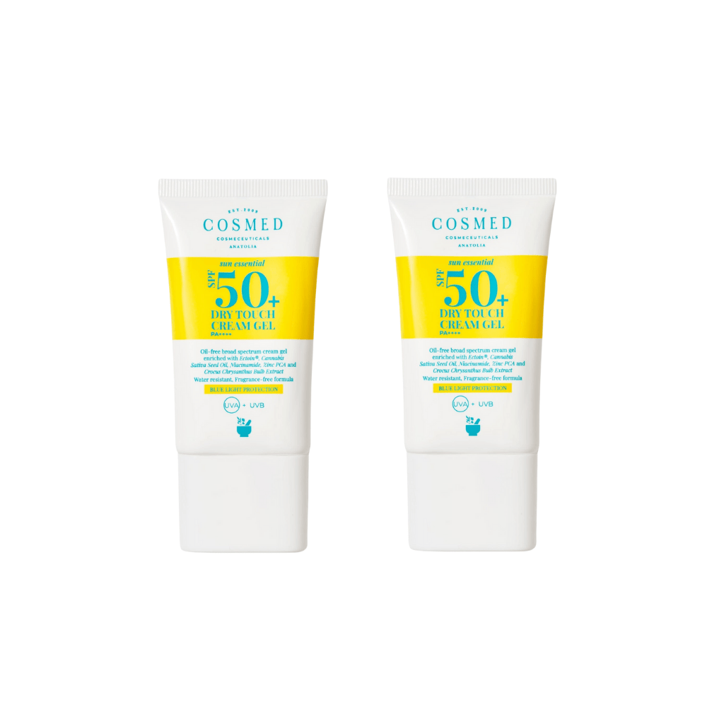Cosmed Sun Essential Dry Touch Cream Gel Spf 50+ 40 ml 2 Pack - By Baano