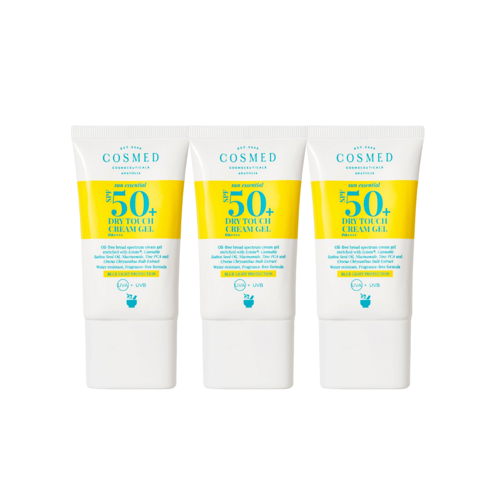 Cosmed Sun Essential Dry Touch Cream Gel Spf 50+ 40 ml 3 Pack - By Baano