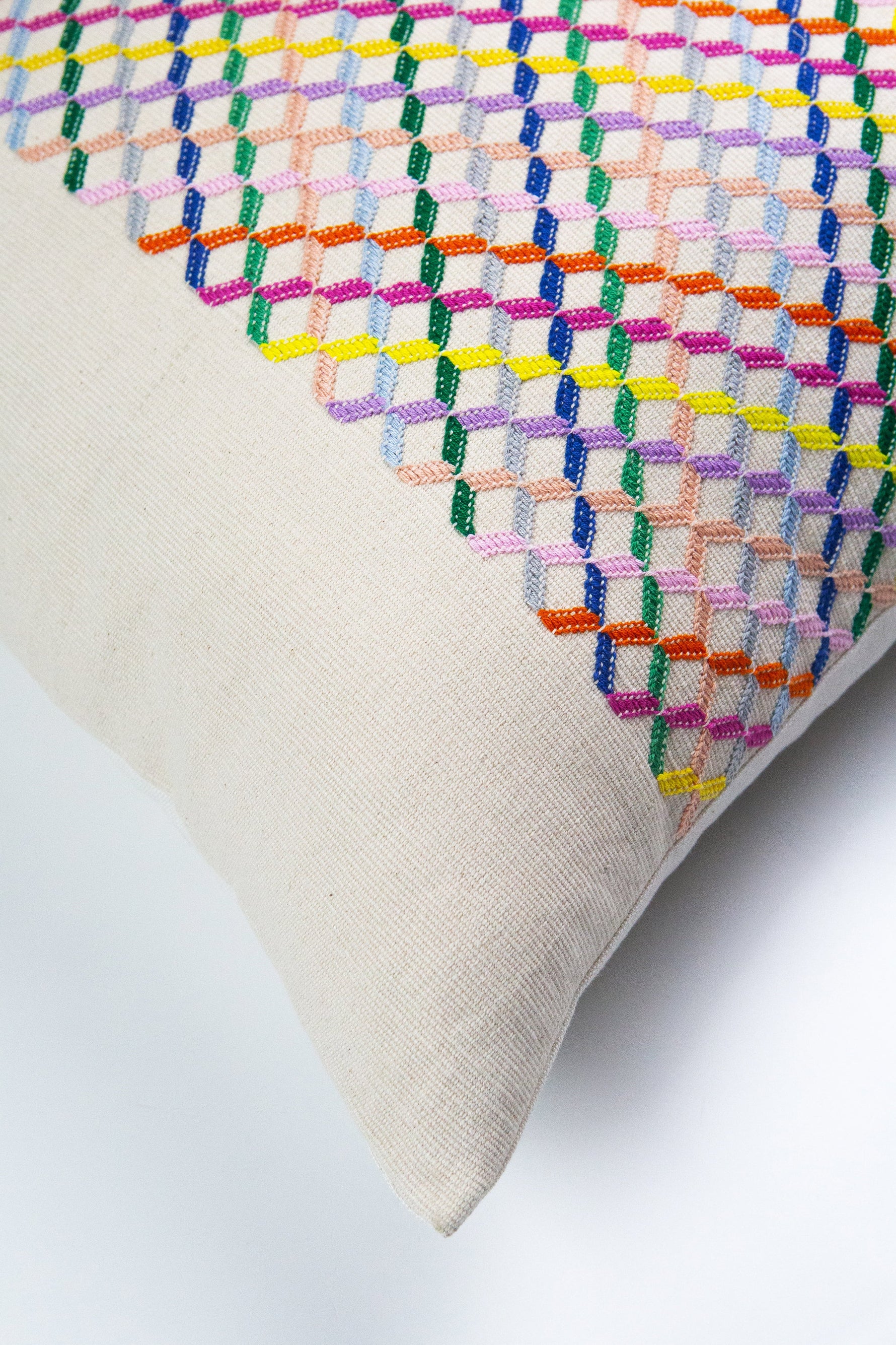 Cotzal Rainbow Brocade Pillows