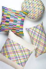Cotzal Rainbow Brocade Pillows