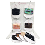 Wide Style Sports Wraps Retail Kit With Countertop Metal Peg Display With Hooks (20pcs)