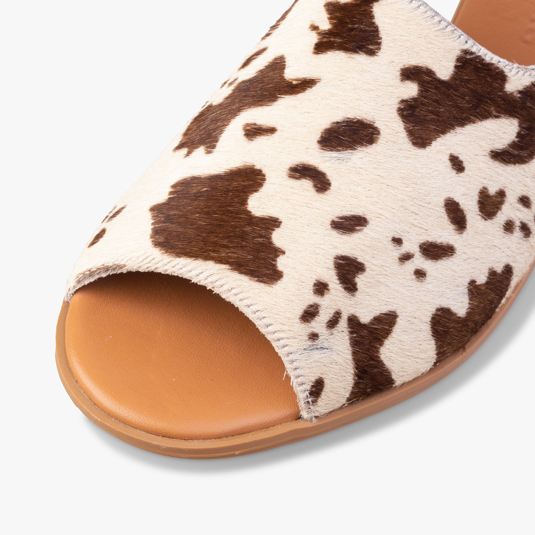 Spotted Luxe Peep Toes - By Baano