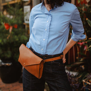 Craft & Forge Leather Crossbody Bag - By Baano