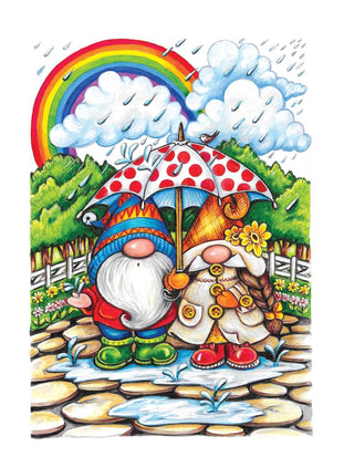 Creative Haven Gnome Sweet Gnome Coloring Book (Spiral Bound) - By Baano