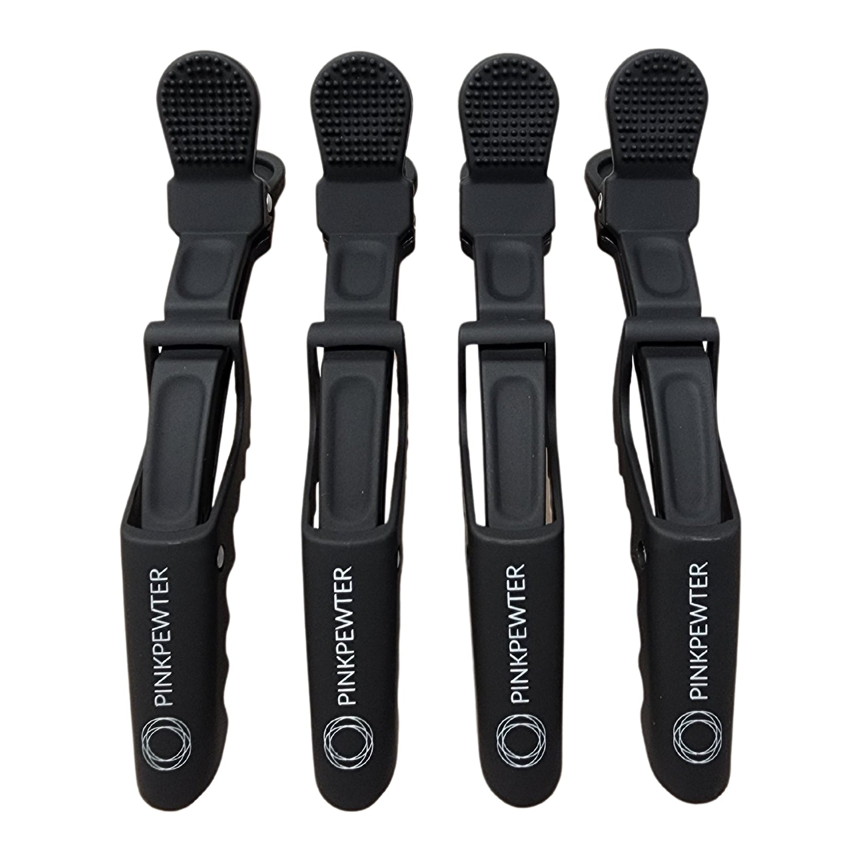 Professional Crocodile Grip No-Slip Sectioning Clips - 4pc