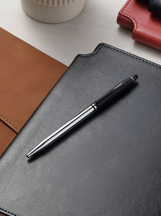 Click™ Tuxedo Chrome Ballpoint Pen - By Baano