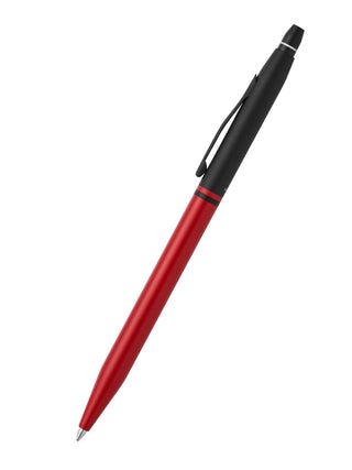 Click™ Tuxedo Satin Metallic Red Ballpoint Pen - By Baano