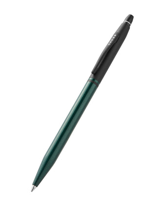 Click™ Tuxedo Satin Metallic Green Ballpoint Pen - By Baano