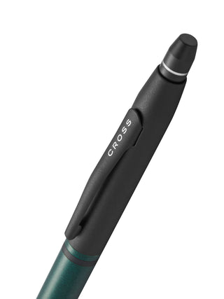 Click™ Tuxedo Satin Metallic Green Ballpoint Pen - By Baano