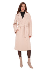 Chester Premium Wool Cashmere Coat in Praline