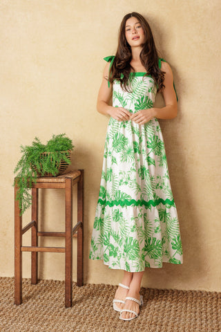 FOREVER MINE WOVEN MIDI DRESS - By Baano