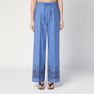 Embroidered Cotton Pants - By Baano