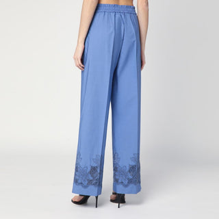 Embroidered Cotton Pants - By Baano