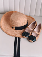 Camille- Tan/Black Leather Mary Jane Shoes