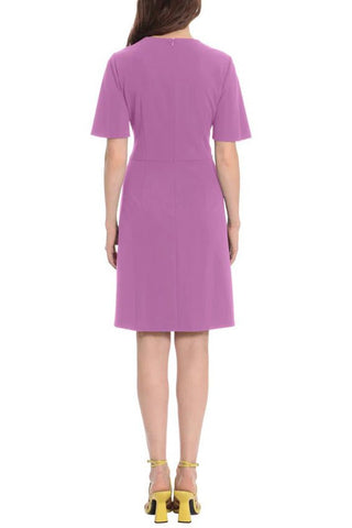 Donna Morgan Juniper Tie Front Flutter Sleeves Dress - Glamourous Grace