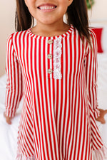 Red Stripes | NIGHTGOWN - By Baano