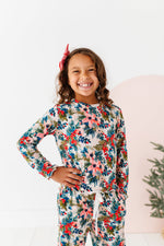 Holly Floral | GIRLS WIDE-LEG SET - By Baano