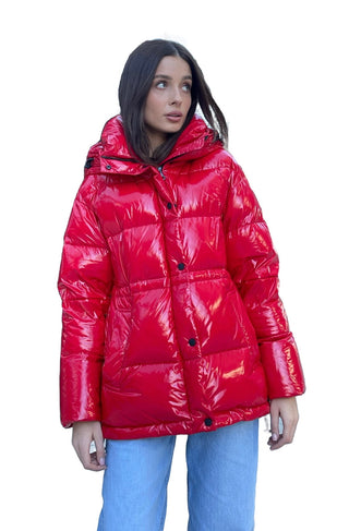 Gia Laqué Premium Down Hooded Jacket - By Baano