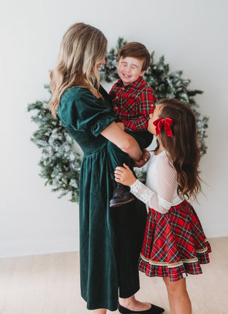 *PREORDER* Christmas Tartan Button-Up Shirt