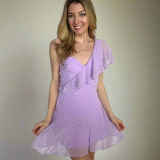 Ace Mini Dress - Lilac - By Baano