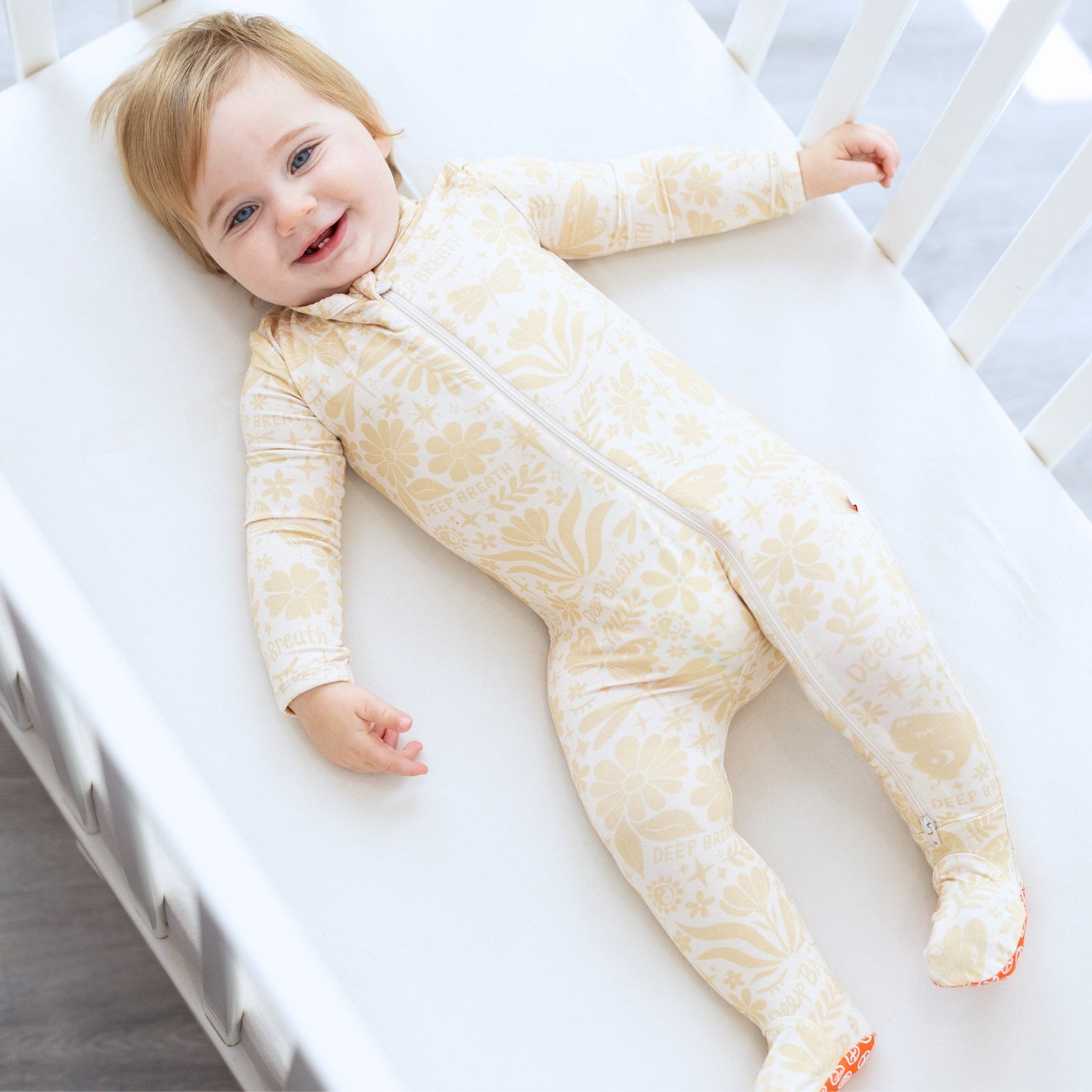 The Second-Skin Footie | Om Baby (Beige)
