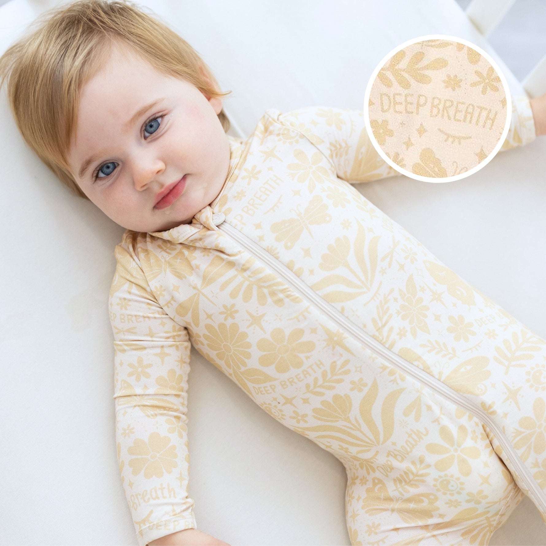 The Second-Skin Footie | Om Baby (Beige)