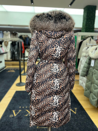 Genuine Silver Fox Down Insulated Parka - By Baano