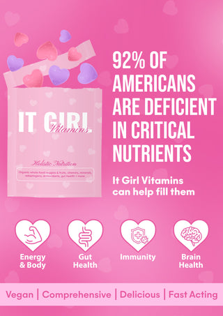 It Girl Snack - Superfoods Greens Gummies in Pink Starburst Flavor