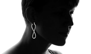 Infinity Figure 8 Drop Earrings in 18K Gold