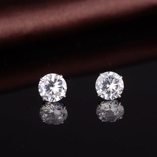 Amy and Annette Simulated Diamond Stud Earrings
