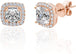 14K Rose Gold/over Sterling Silver