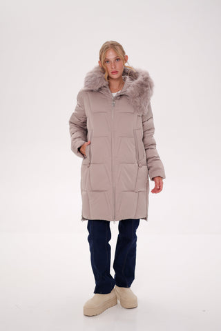 Genuine Polar Fox Insulated Coat