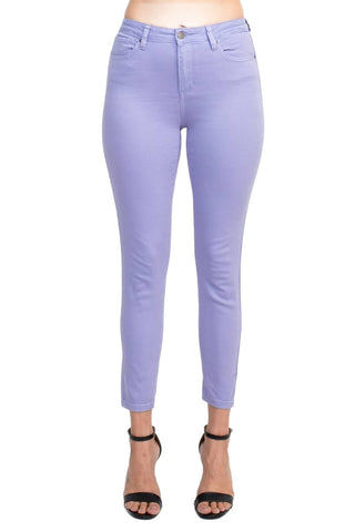 Velvet Heart Mid Waist Skinny Jean Stretch Button & Zipper Fly Closure with Pockets - By Baano