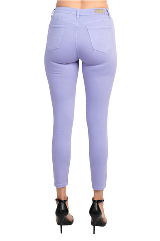 Velvet Heart Mid Waist Skinny Jean Stretch Button & Zipper Fly Closure with Pockets - By Baano