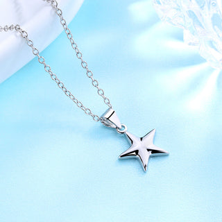 Sterling Silver Star Pendant Necklace