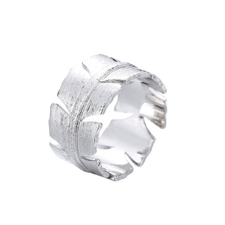 Sterling Silver Leaf Ring