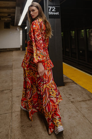 WONDERFUL SOUL WOVEN MAXI DRESS - By Baano