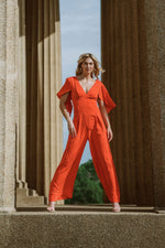 RAISED ON PROMISES STARS WOVEN JUMPSUIT - By Baano