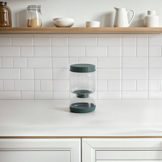 Glass Flip-Over Pickle Jar