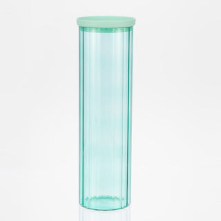 Glass Canister Set & Glass Lid - Diamond Blue