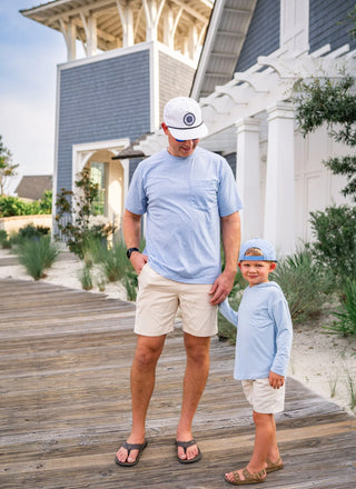 Kid's Breezy Bamboo Hoodie Sky Blue - By Baano