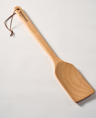Extra Long Wooden Spatula - 18-inch Heavy Duty Stir Paddle for Cooking in Big Pots & Wall Décor - Solid Natural Hard Wood Large Spatula. - By Baano