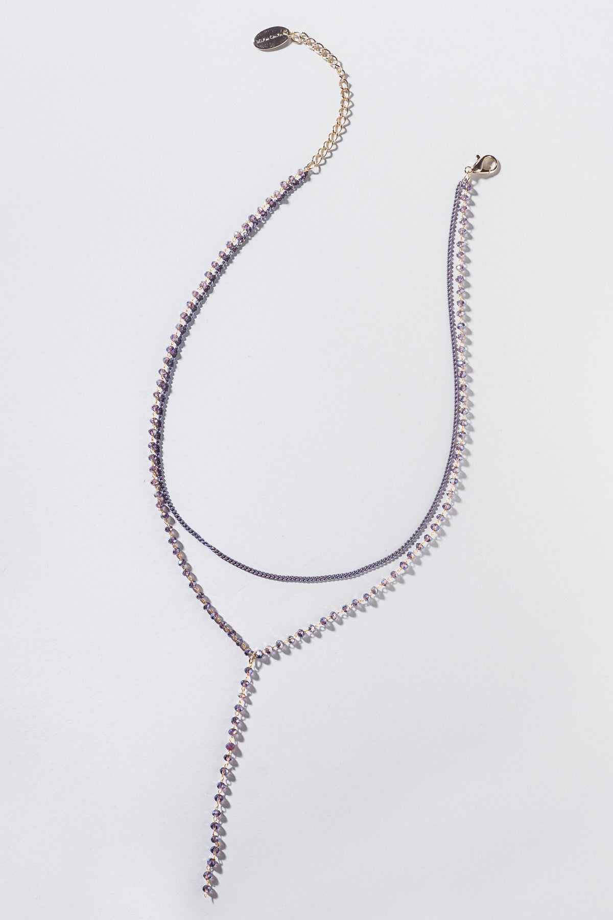 BEADED Y NECKLACE - By Baano